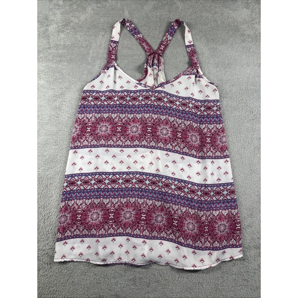 Pink Republic Sleeveless Top Pink Floral Size‎ Medium